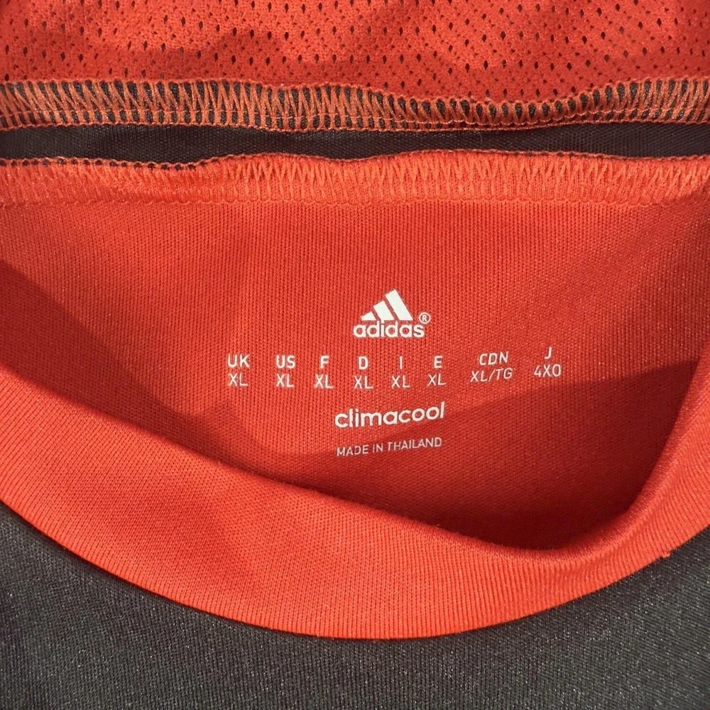 Portland Timbers Jersey Mens XL Red MLS Soccer Adidas ClimaCool Alaska Airlines